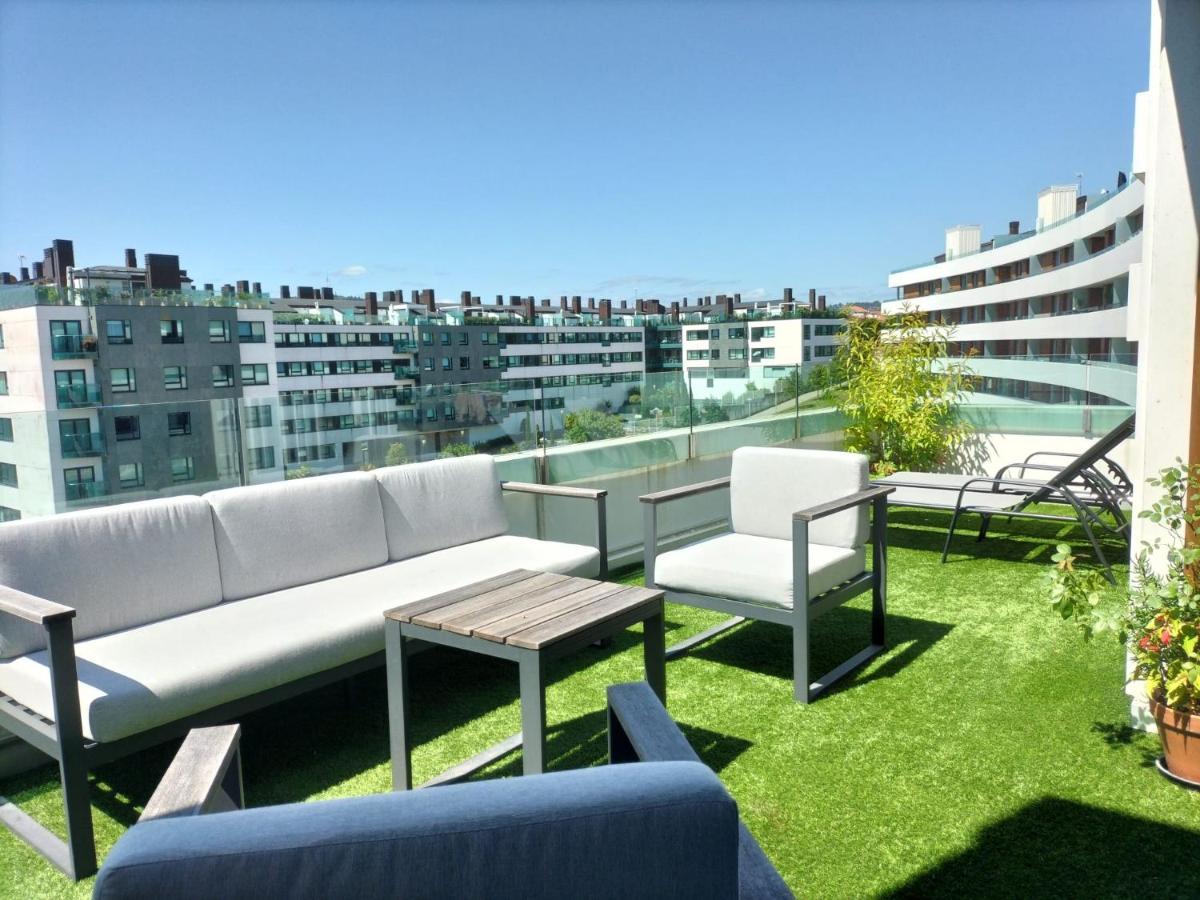 Preciosa Habitacionsuite En Atico Con Terraza II Santiago de Compostela Bagian luar foto
